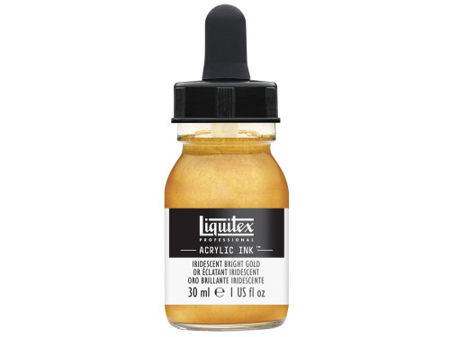 Professional Acrylic ink - Liquitex - Iridescent Bright Gold, 30 ml