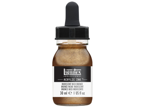 Tusz akrylowy - Liquitex - Iridescent Rich Bronze, 30 ml