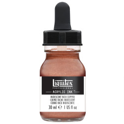 Professional Acrylic ink - Liquitex - Iridescent Rich Copper, 30 ml