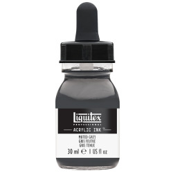 Tusz akrylowy - Liquitex - Muted Grey, 30 ml