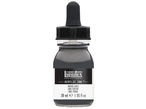 Professional Acrylic ink - Liquitex - Muted Grey, 30 ml