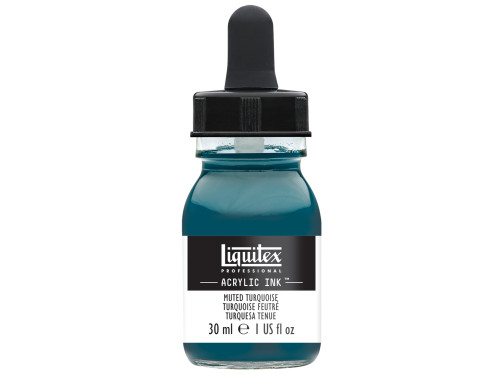 Tusz akrylowy - Liquitex - Muted Turquoise, 30 ml