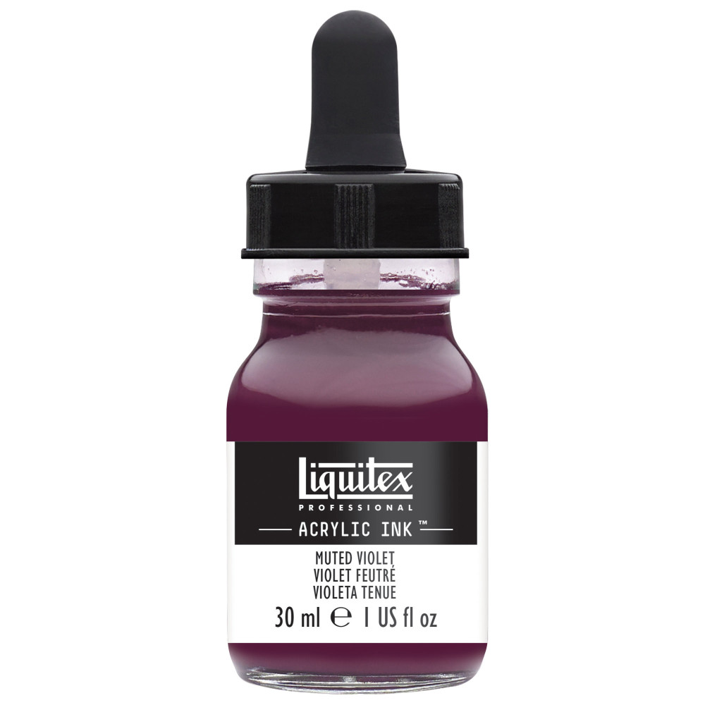 Tusz akrylowy - Liquitex - Muted Violet, 30 ml