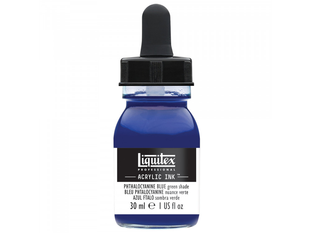 Tusz akrylowy - Liquitex - Phthalo Blue Green Shade, 30 ml