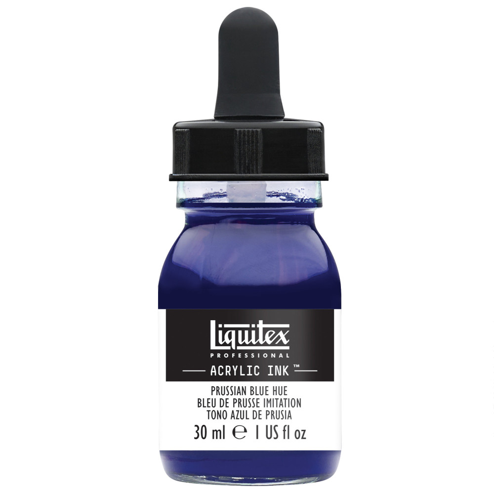Professional Acrylic ink - Liquitex - Prussian Blue Hue, 30 ml
