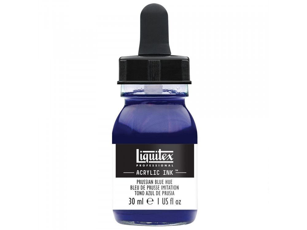 Professional Acrylic ink - Liquitex - Prussian Blue Hue, 30 ml