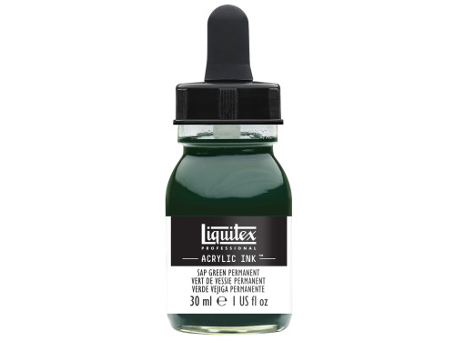 Professional Acrylic ink - Liquitex - Sap Green Permanent, 30 ml