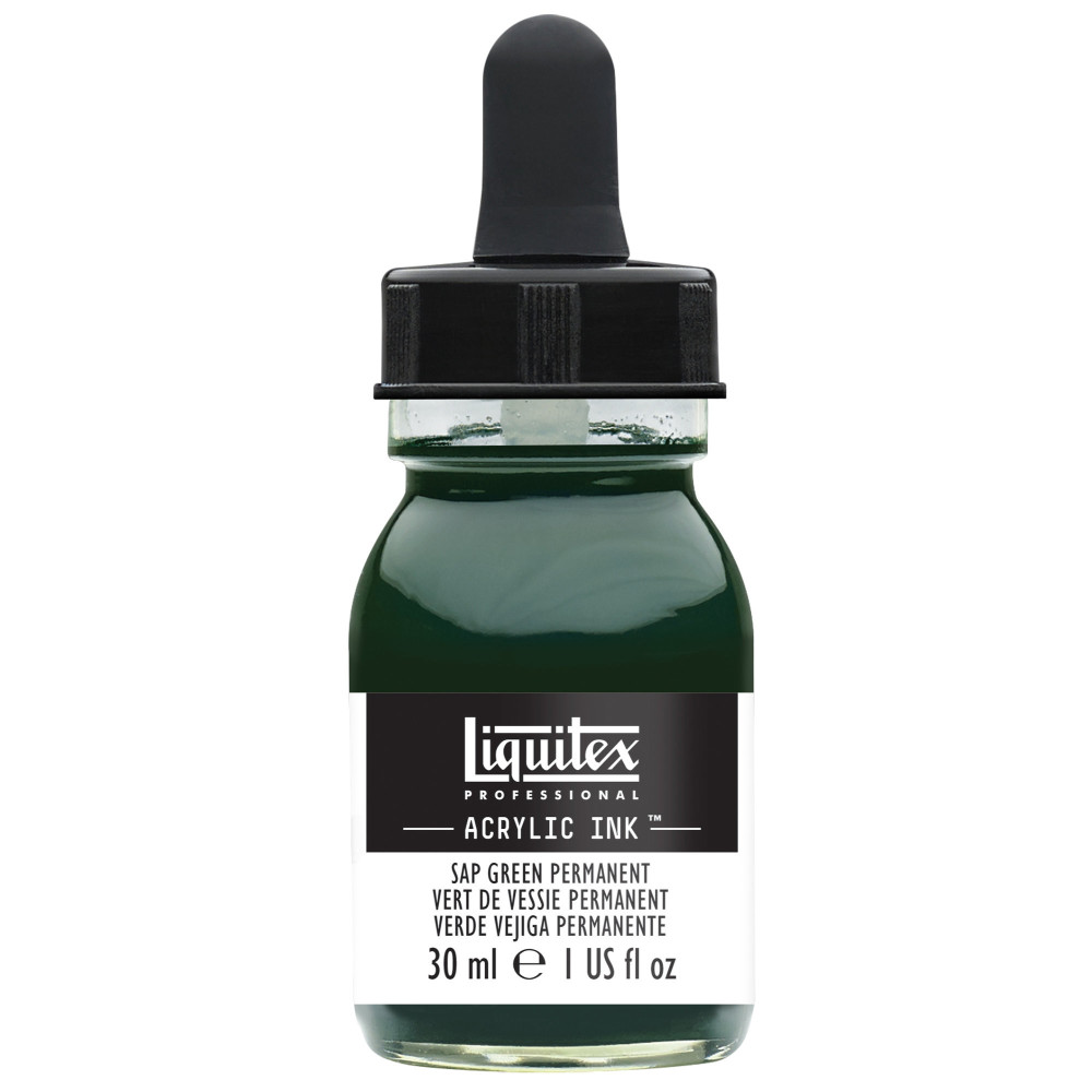 Professional Acrylic ink - Liquitex - Sap Green Permanent, 30 ml