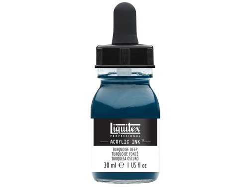 Professional Acrylic ink - Liquitex - Turquoise Deep, 30 ml