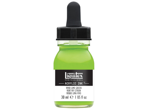 Tusz akrylowy - Liquitex - Vivid Lime Green, 30 ml