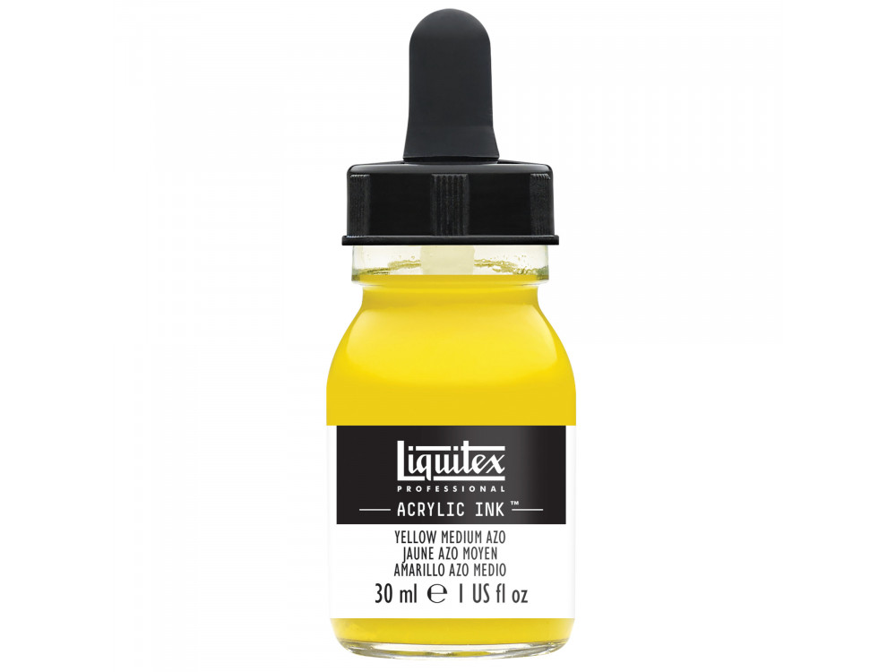 Tusz akrylowy - Liquitex - Yellow Medium Azo, 30 ml