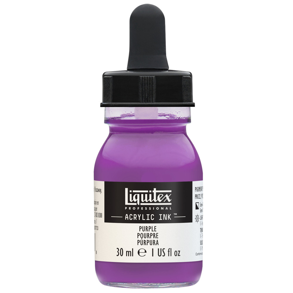 Tusz akrylowy - Liquitex - Purple, 30 ml