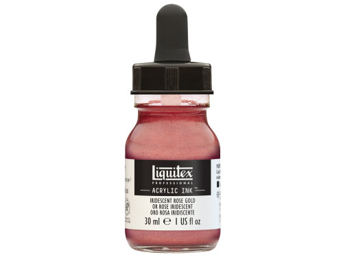 Professional Acrylic ink - Liquitex - Iridescent Rose Gold, 30 ml