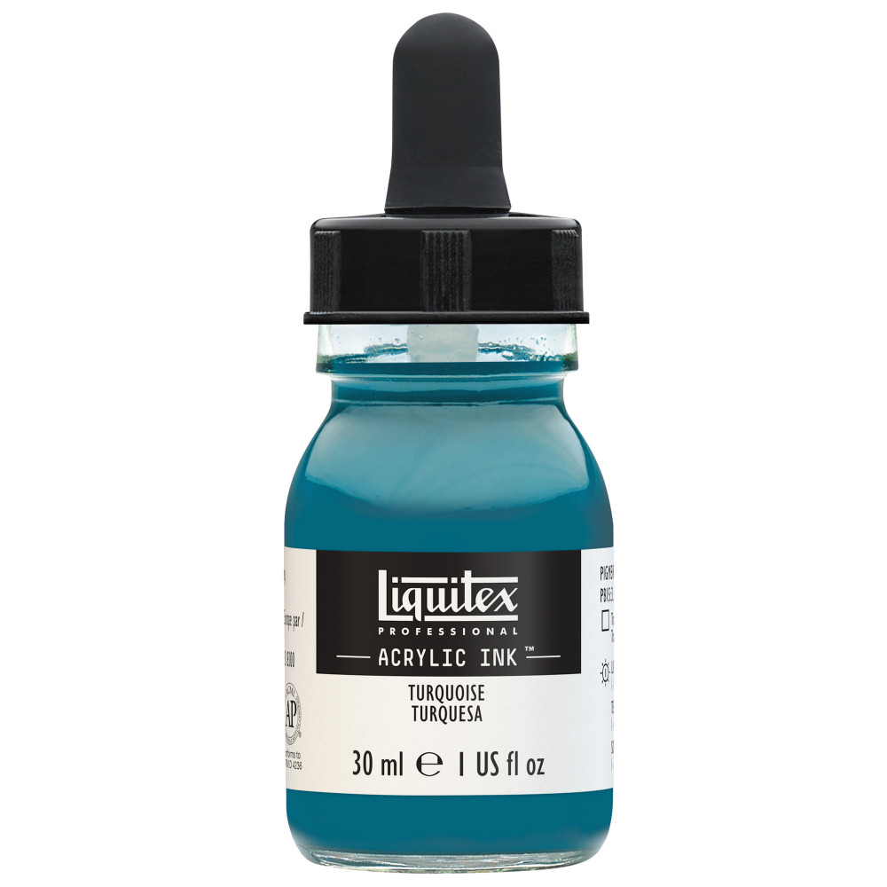 Professional Acrylic ink - Liquitex - Turquoise, 30 ml