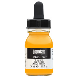 Tusz akrylowy - Liquitex - Yellow Deep, 30 ml