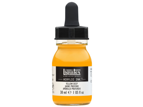 Tusz akrylowy - Liquitex - Yellow Deep, 30 ml