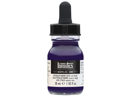 Professional Acrylic ink - Liquitex - Phthalo Blue Red Shade, 30 ml