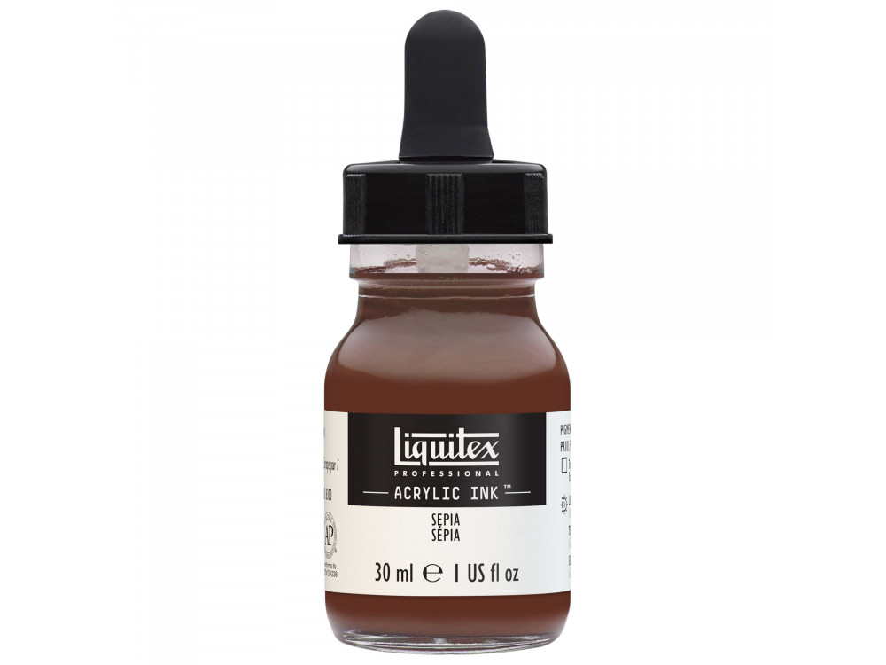 Professional Acrylic ink - Liquitex - Sepia, 30 ml