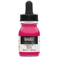 Tusz akrylowy - Liquitex - Fluorescent Pink, 30 ml