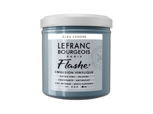 Acrylic paint Flashe - Lefranc & Bourgeois - Ash Blue, 125 ml