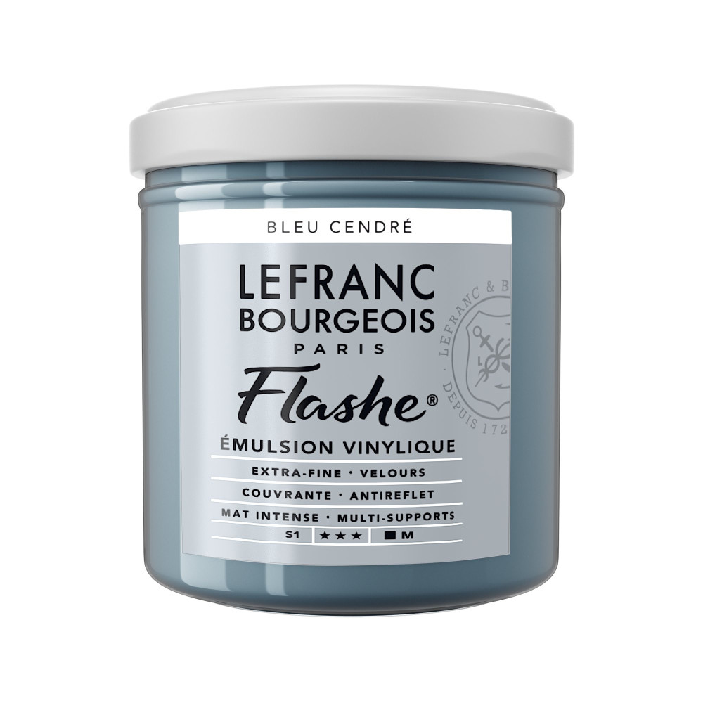 Acrylic paint Flashe - Lefranc & Bourgeois - Ash Blue, 125 ml