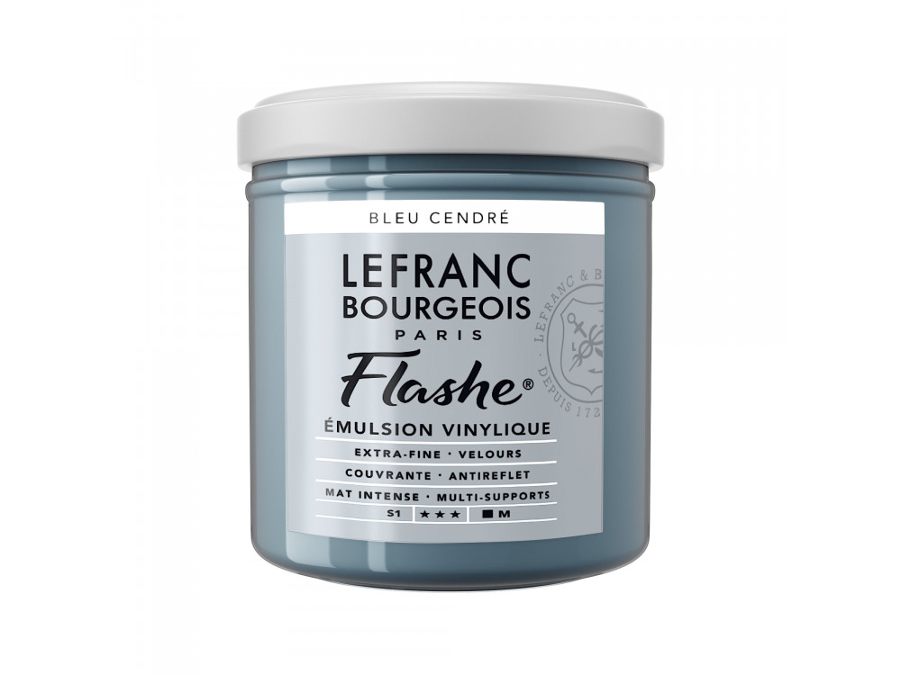 Farba akrylowa Flashe - Lefranc & Bourgeois - Ash Blue, 125 ml