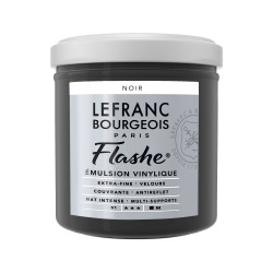 Acrylic paint Flashe - Lefranc & Bourgeois - Black, 125 ml