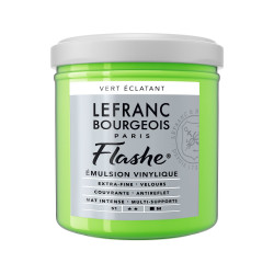 Farba akrylowa Flashe - Lefranc & Bourgeois - Bright Green, 125 ml