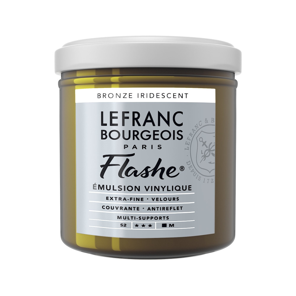 Farba akrylowa Flashe - Lefranc & Bourgeois - Bronze Iridescent, 125 ml