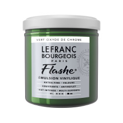 Farba akrylowa Flashe - Lefranc & Bourgeois - Chromium Oxide Green, 125 ml