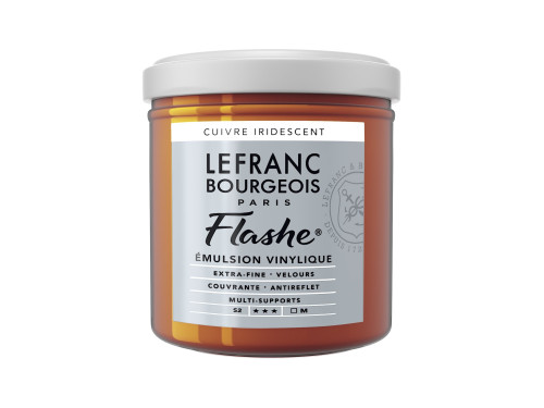 Farba akrylowa Flashe - Lefranc & Bourgeois - Copper Iridescent, 125 ml