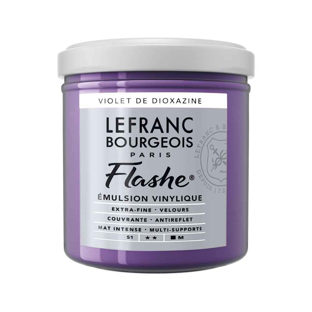 Farba akrylowa Flashe - Lefranc & Bourgeois - Dioxazine Violet, 125 ml
