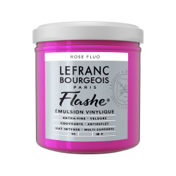 Acrylic paint Flashe - Lefranc & Bourgeois - Fluorescent Pink, 125 ml