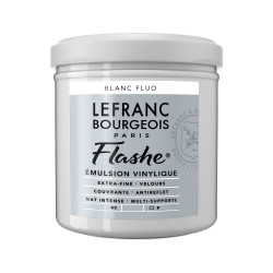 Acrylic paint Flashe - Lefranc & Bourgeois - Fluorescent White, 125 ml