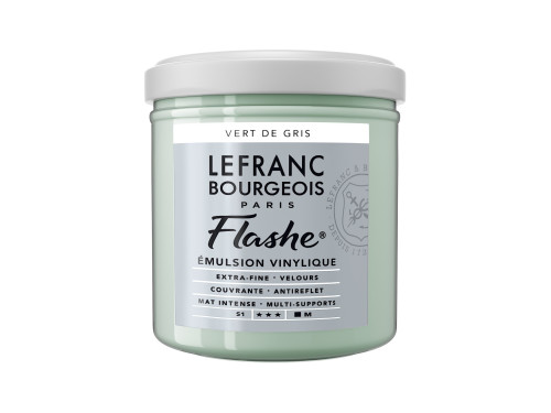 Acrylic paint Flashe - Lefranc & Bourgeois - Grey Green, 125 ml