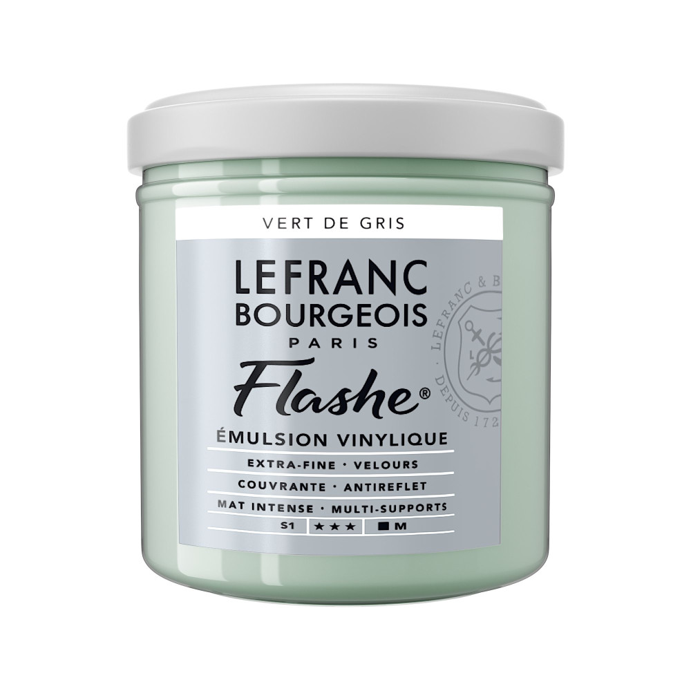 Acrylic paint Flashe - Lefranc & Bourgeois - Grey Green, 125 ml