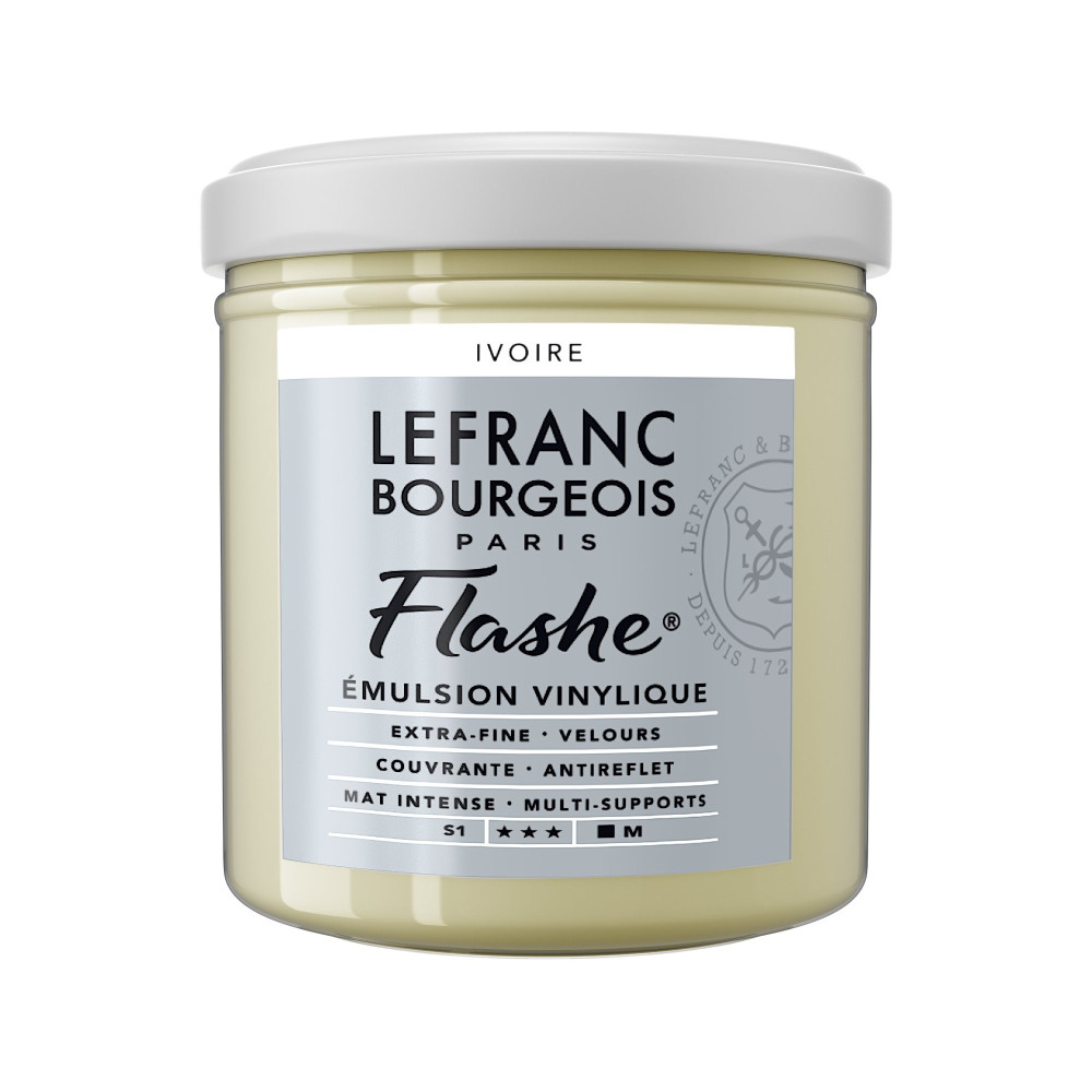 Acrylic paint Flashe - Lefranc & Bourgeois - Ivory, 125 ml
