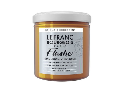 Farba akrylowa Flashe - Lefranc & Bourgeois - Light Gold Iridescent, 125 ml