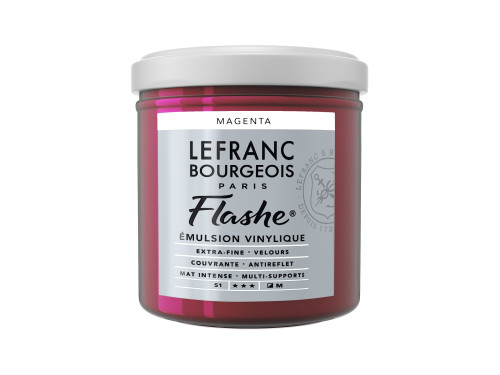 Farba akrylowa Flashe - Lefranc & Bourgeois - Magenta, 125 ml