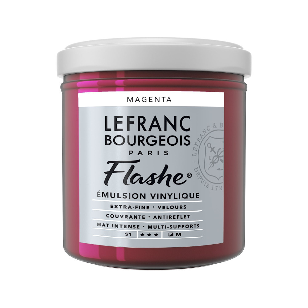 Farba akrylowa Flashe - Lefranc & Bourgeois - Magenta, 125 ml