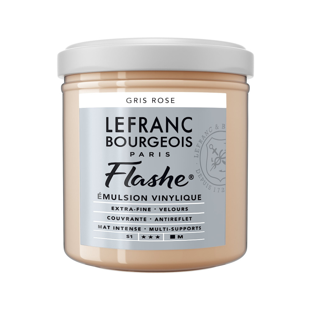 Acrylic paint Flashe - Lefranc & Bourgeois - Pink Grey, 125 ml