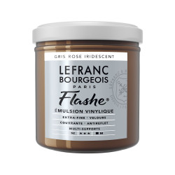 Acrylic paint Flashe - Lefranc & Bourgeois - Pink Grey Iridescent, 125 ml