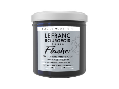 Farba akrylowa Flashe - Lefranc & Bourgeois - Prussian Blue, 125 ml