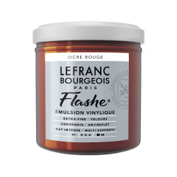 Acrylic paint Flashe - Lefranc & Bourgeois - Red Ochre, 125 ml