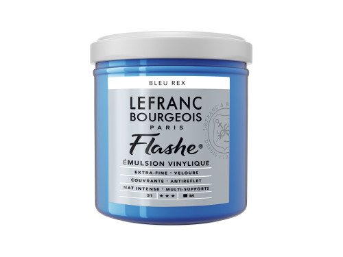 Farba akrylowa Flashe - Lefranc & Bourgeois - Royal Blue, 125 ml