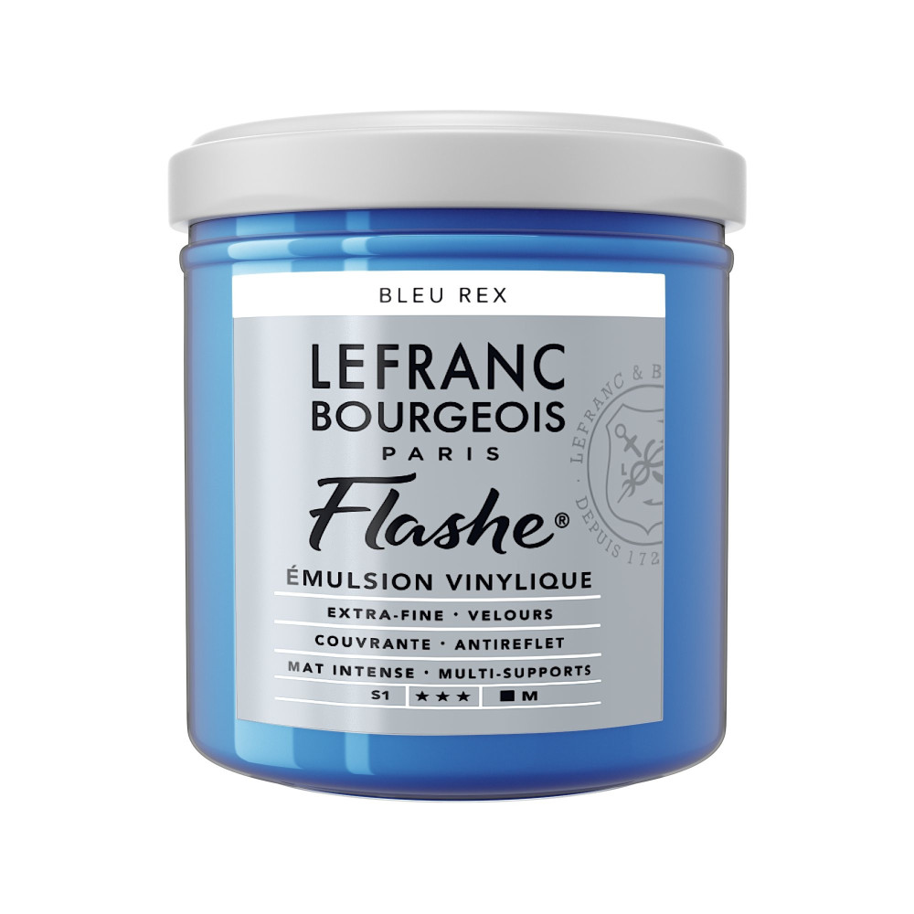 Farba akrylowa Flashe - Lefranc & Bourgeois - Royal Blue, 125 ml