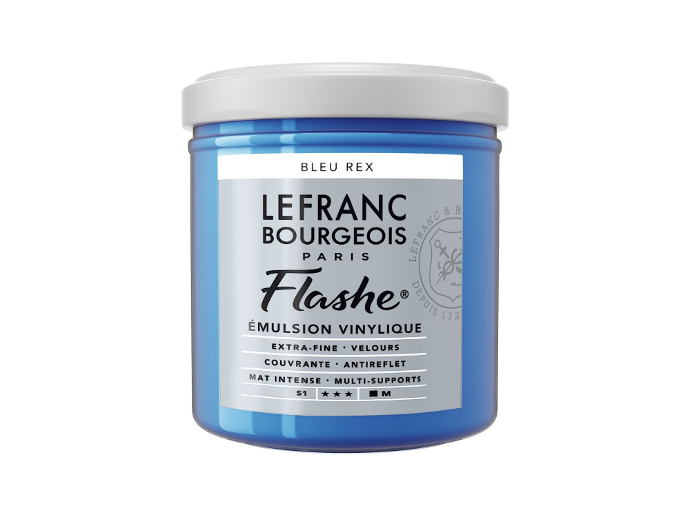 Farba akrylowa Flashe - Lefranc & Bourgeois - Royal Blue, 125 ml