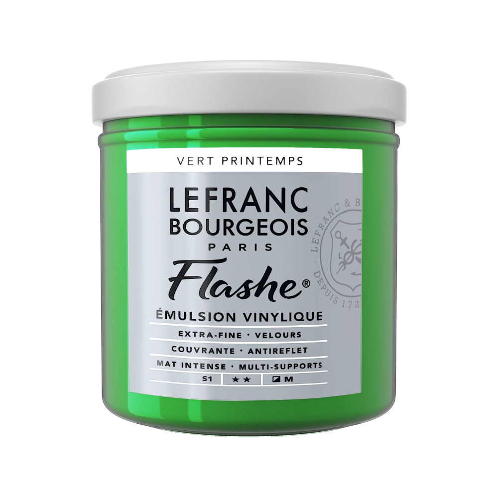 Farba akrylowa Flashe - Lefranc & Bourgeois - Spring Green, 125 ml