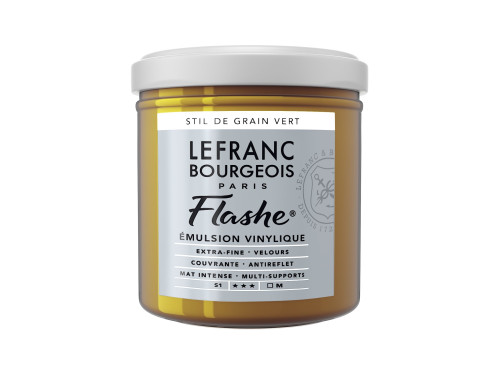 Farba akrylowa Flashe - Lefranc & Bourgeois - Stil De Grain Green, 125 ml