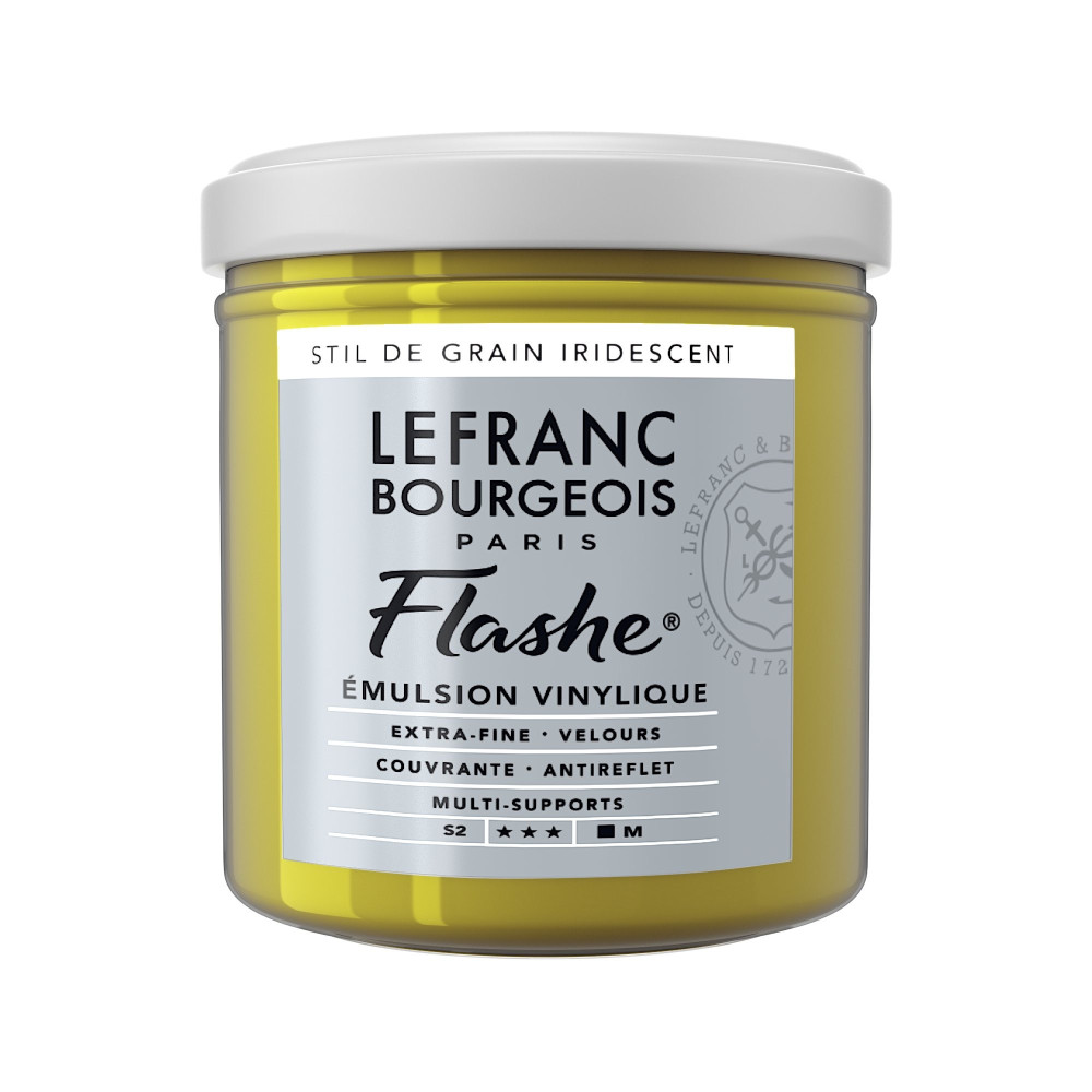 Farba akrylowa Flashe - Lefranc & Bourgeois - Stil De Grain Green Iridescent, 125 ml